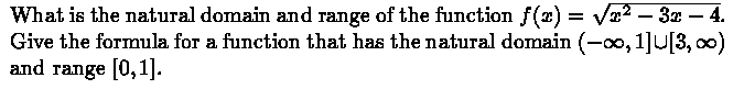 Question 1