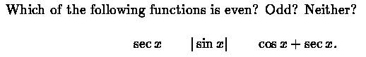 Question 3